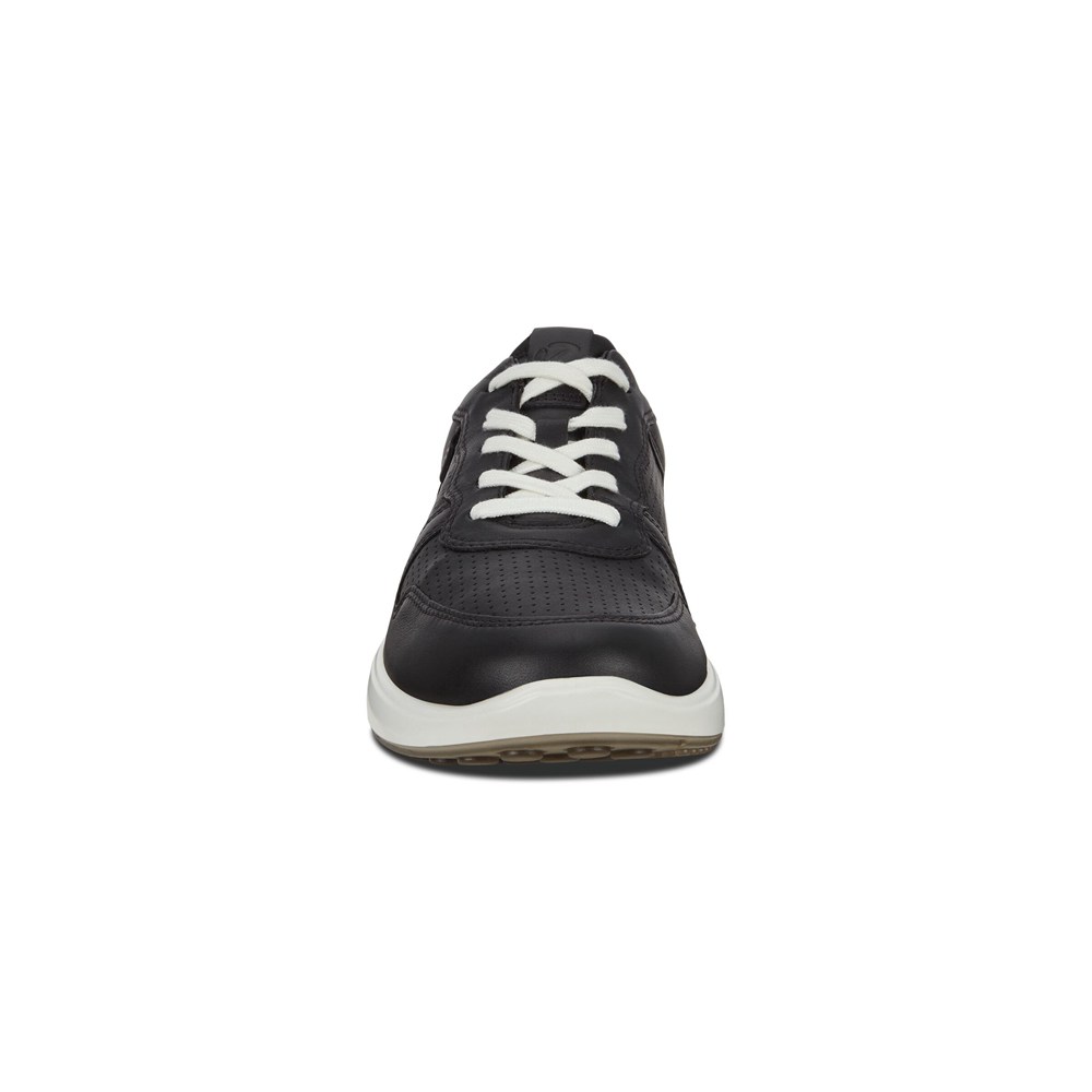 Tenis Hombre - ECCO Soft 7 Runner Lace-Ups - Negros - QGS312954